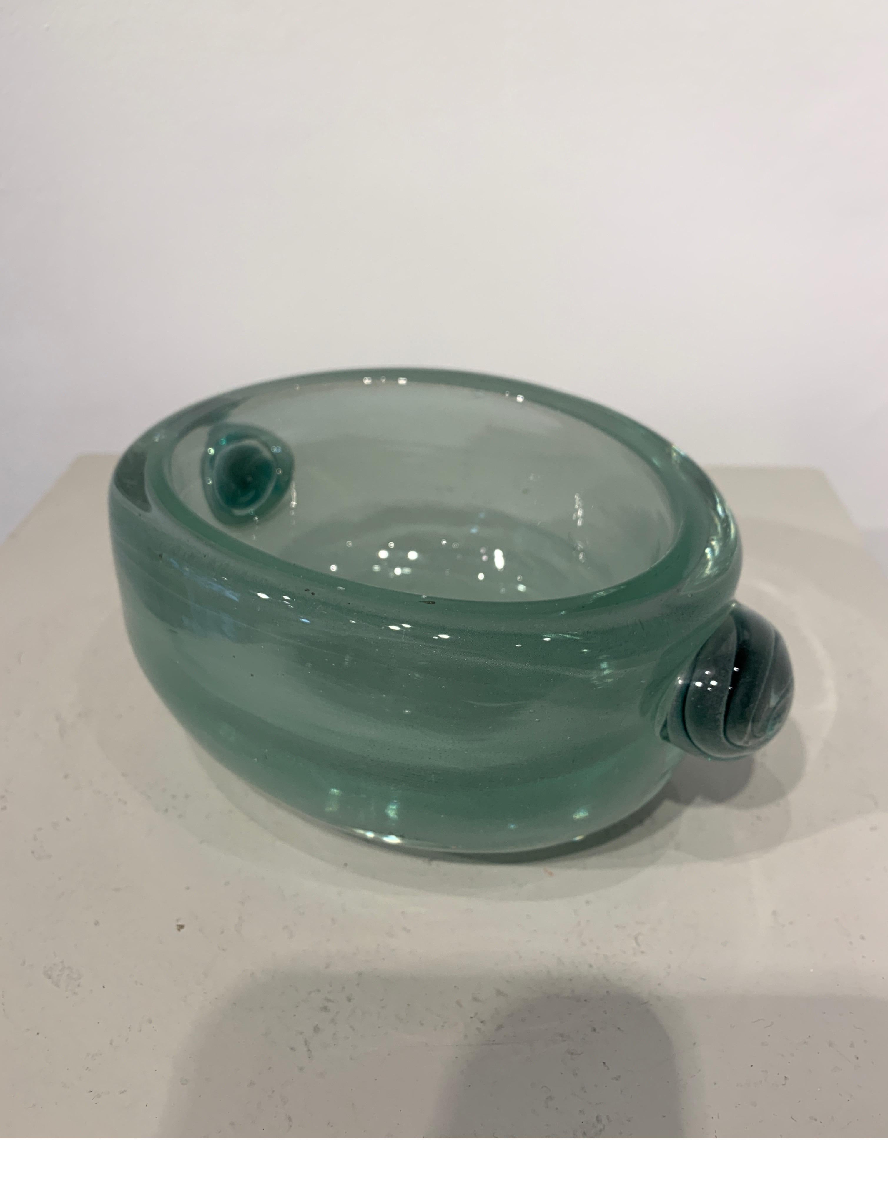 Alfredo Barbini Glass Bowl, 1950s In Good Condition In Brussels, BE