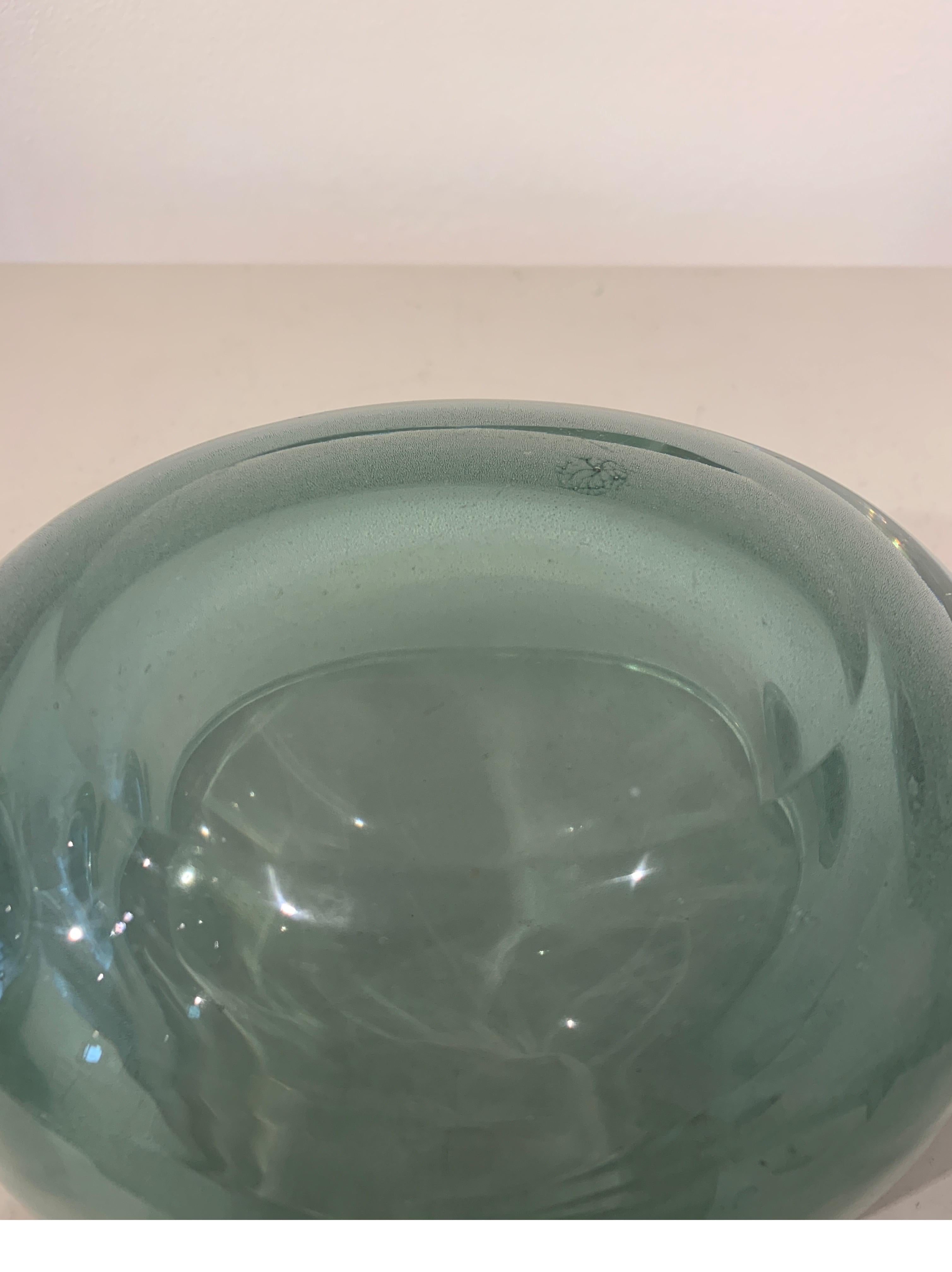 Alfredo Barbini Glass Bowl, 1950s 1