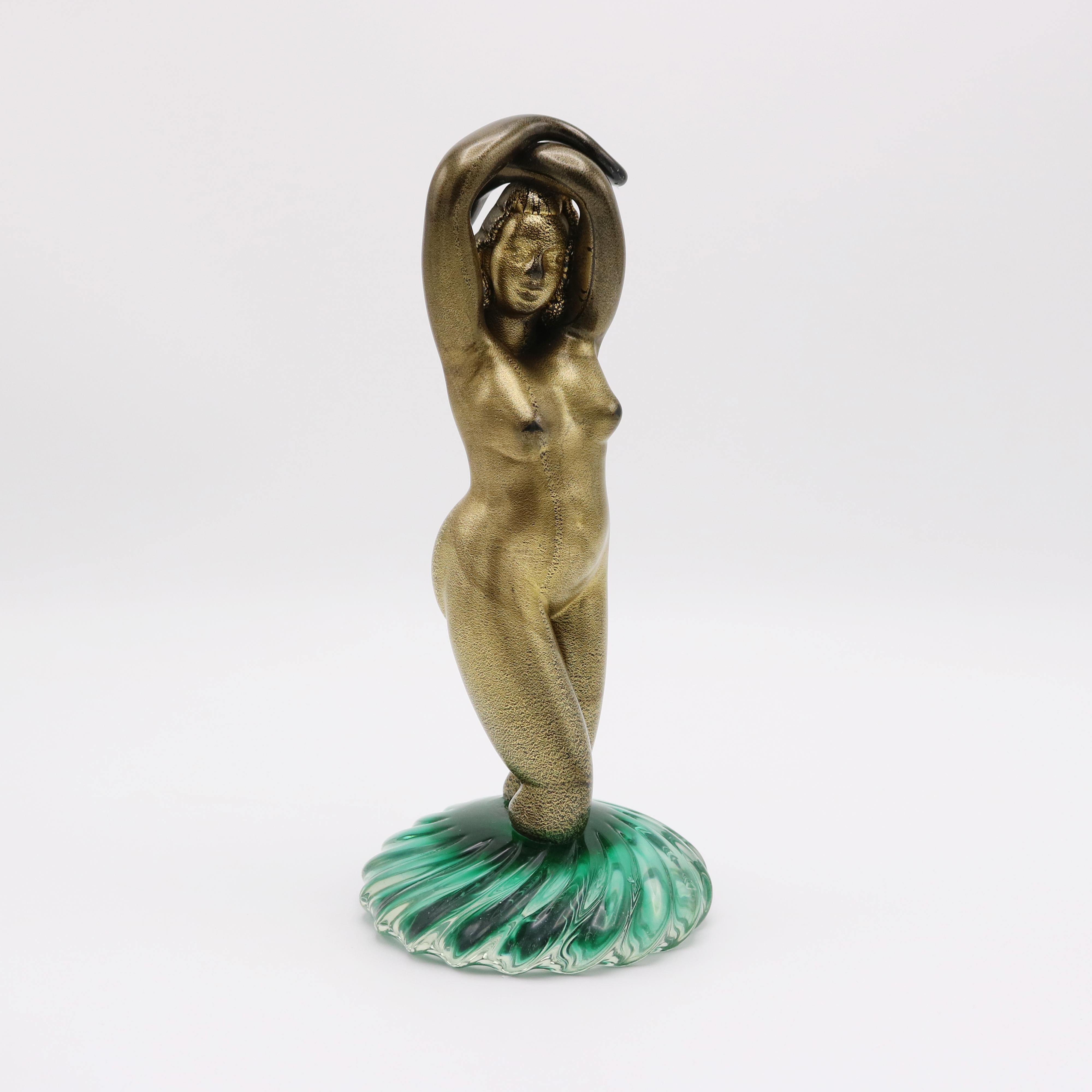 Alfredo Barbini Escultura italiana de vidrio artístico Moderno de mediados de siglo en venta
