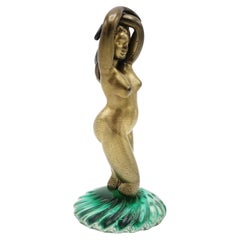 Italienische Kunstglas-Skulptur von Alfredo Barbini