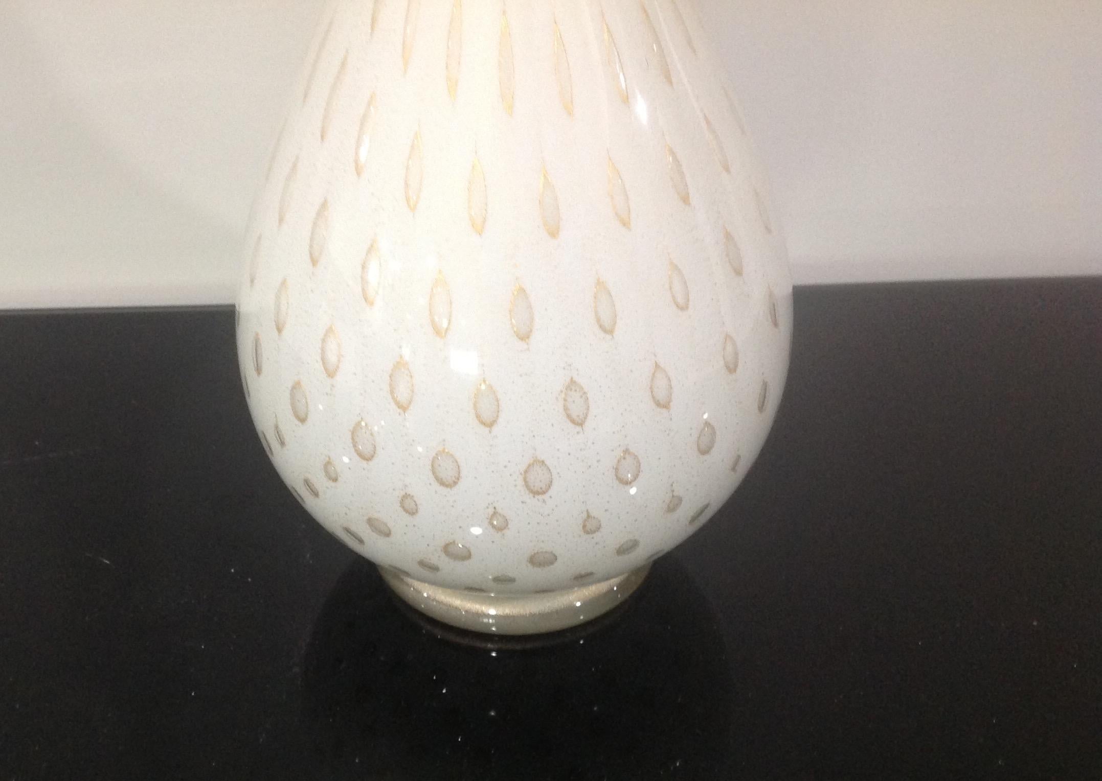 Murano 1950s monumental art glass decanter by Alfredo Barbini.