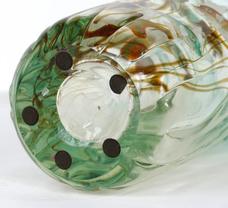 Alfredo Barbini Murano Aquarium Vase, Italian, 1950s at 1stDibs