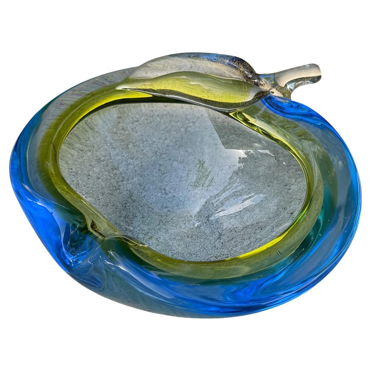 Alfredo Barbini Cenicero / Cuenco de Murano, Italia, c.1960