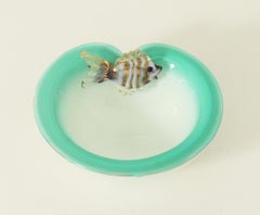 Alfredo Barbini Murano Art Glass Ashtray, Italy, 1950's