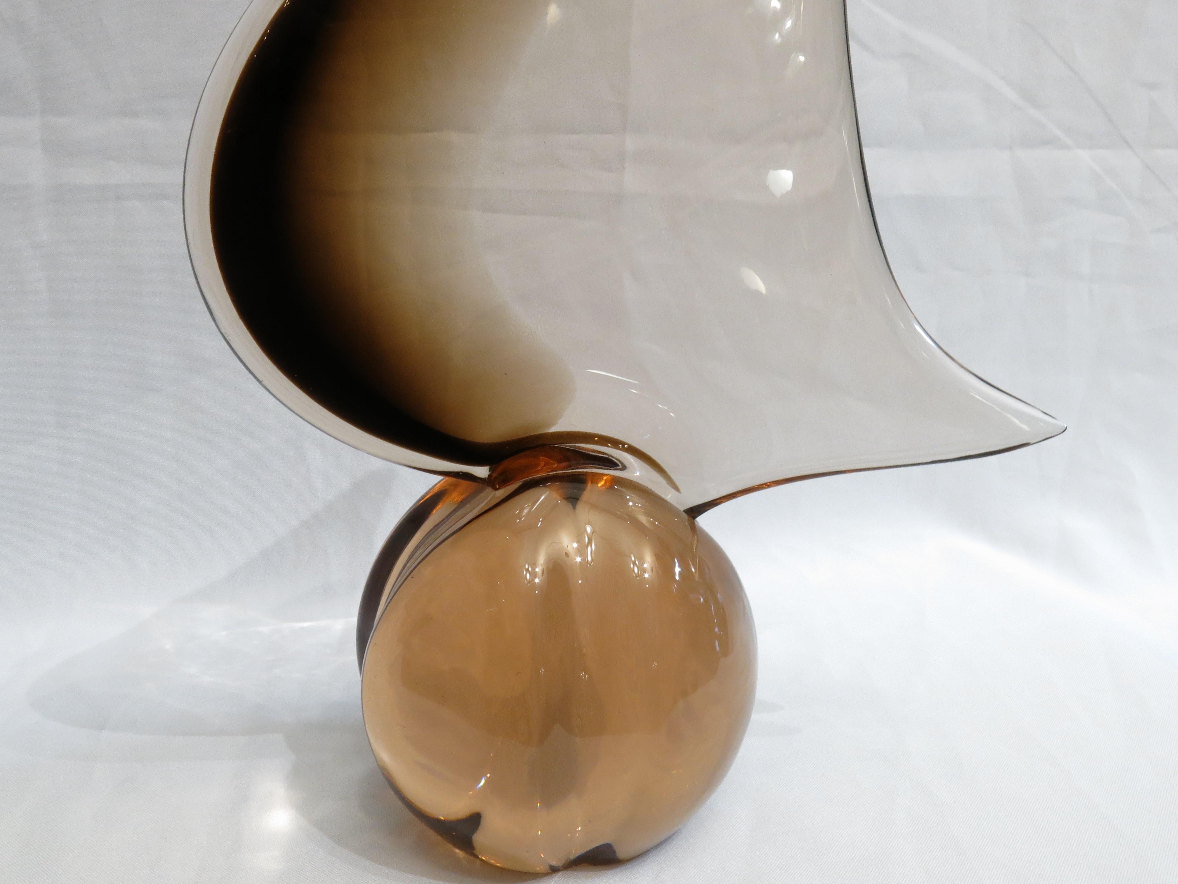 Alfredo Barbini Murano Art Glass Handblown Sculpture, 1960s In Good Condition In CABA, AR
