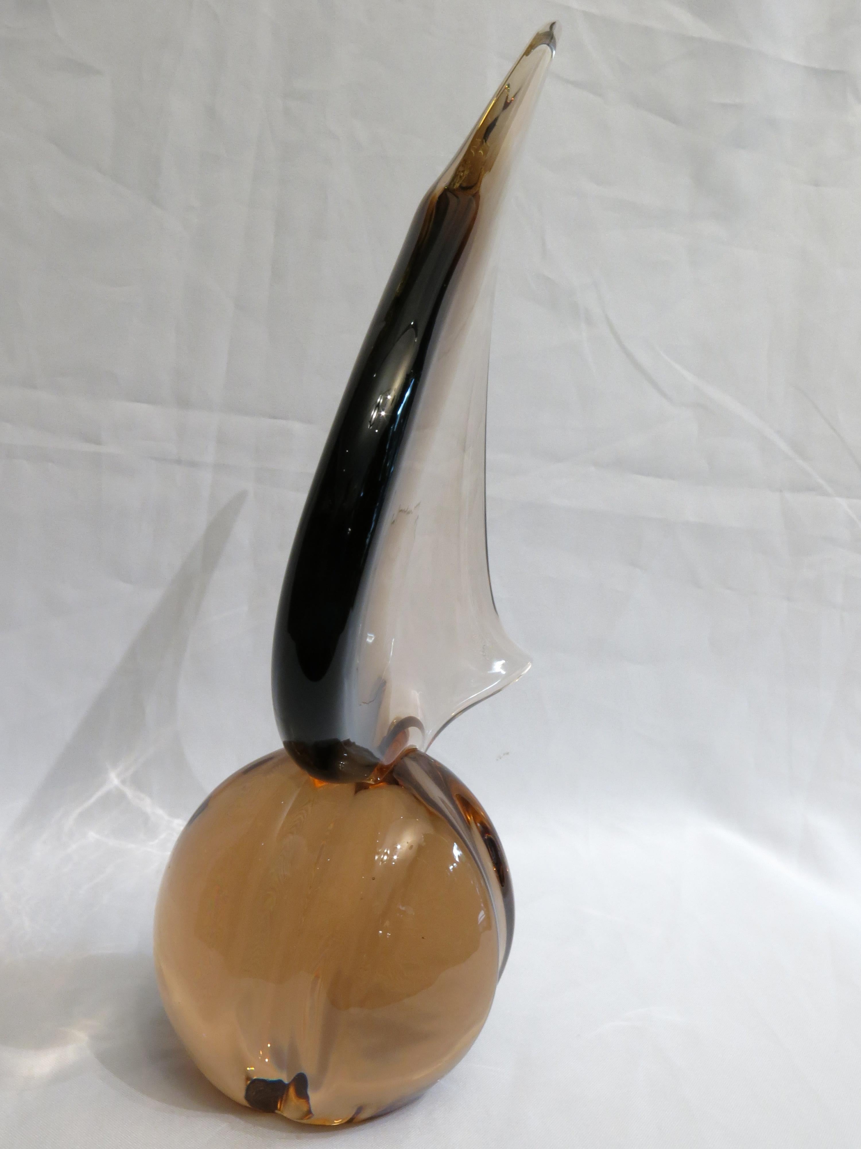 Alfredo Barbini Murano Art Glass Handblown Sculpture, 1960s 1