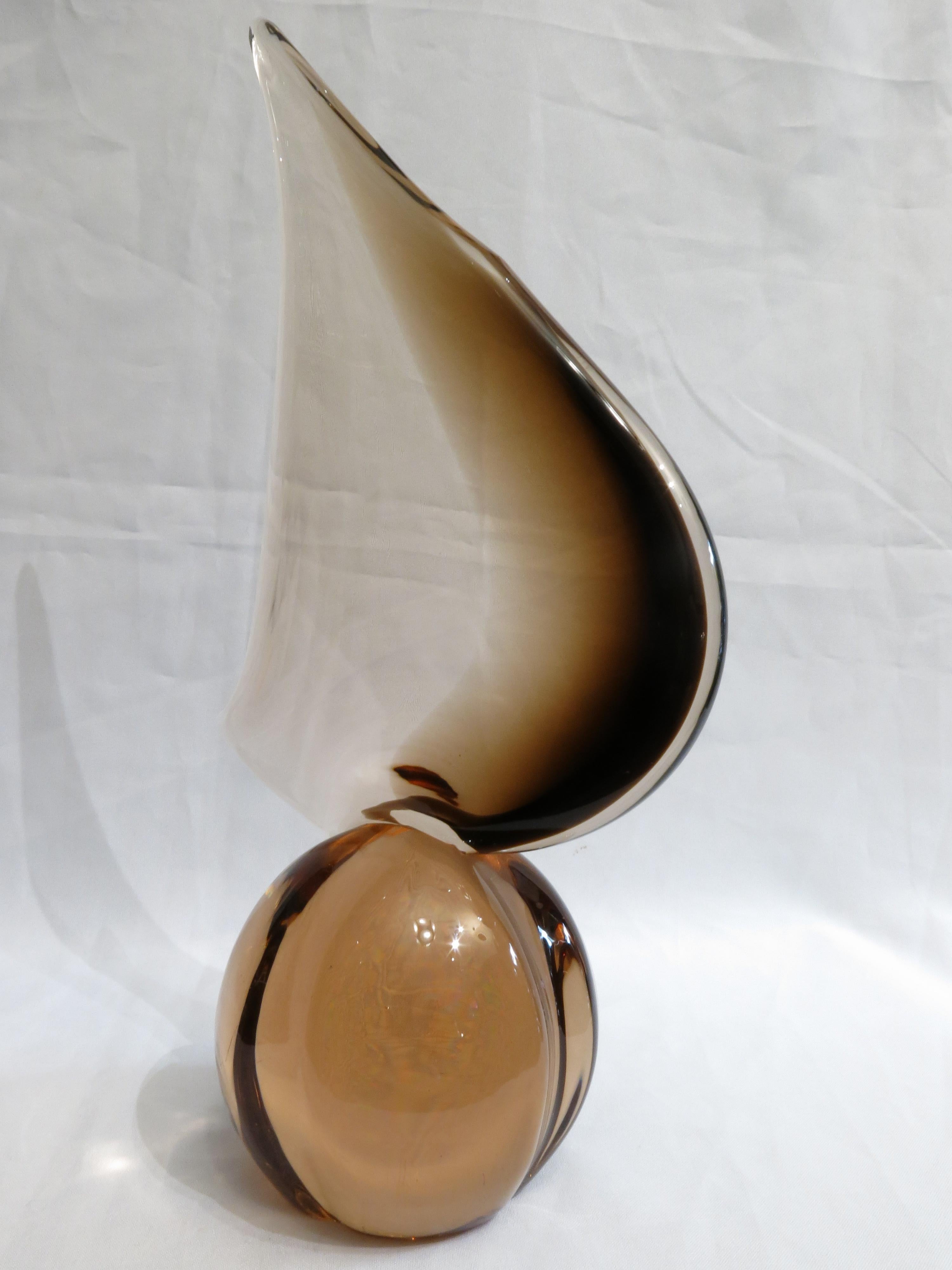 Alfredo Barbini Murano Art Glass Handblown Sculpture, 1960s 2