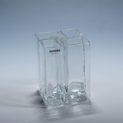 Alfredo Barbini Murano Art Glass Vase 1971