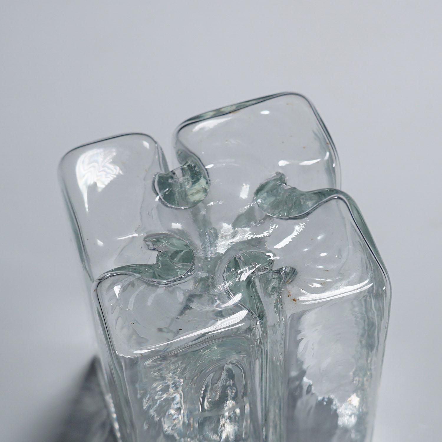 Vaso in vetro artistico di Murano Alfredo Barbini 1971 in vendita 1