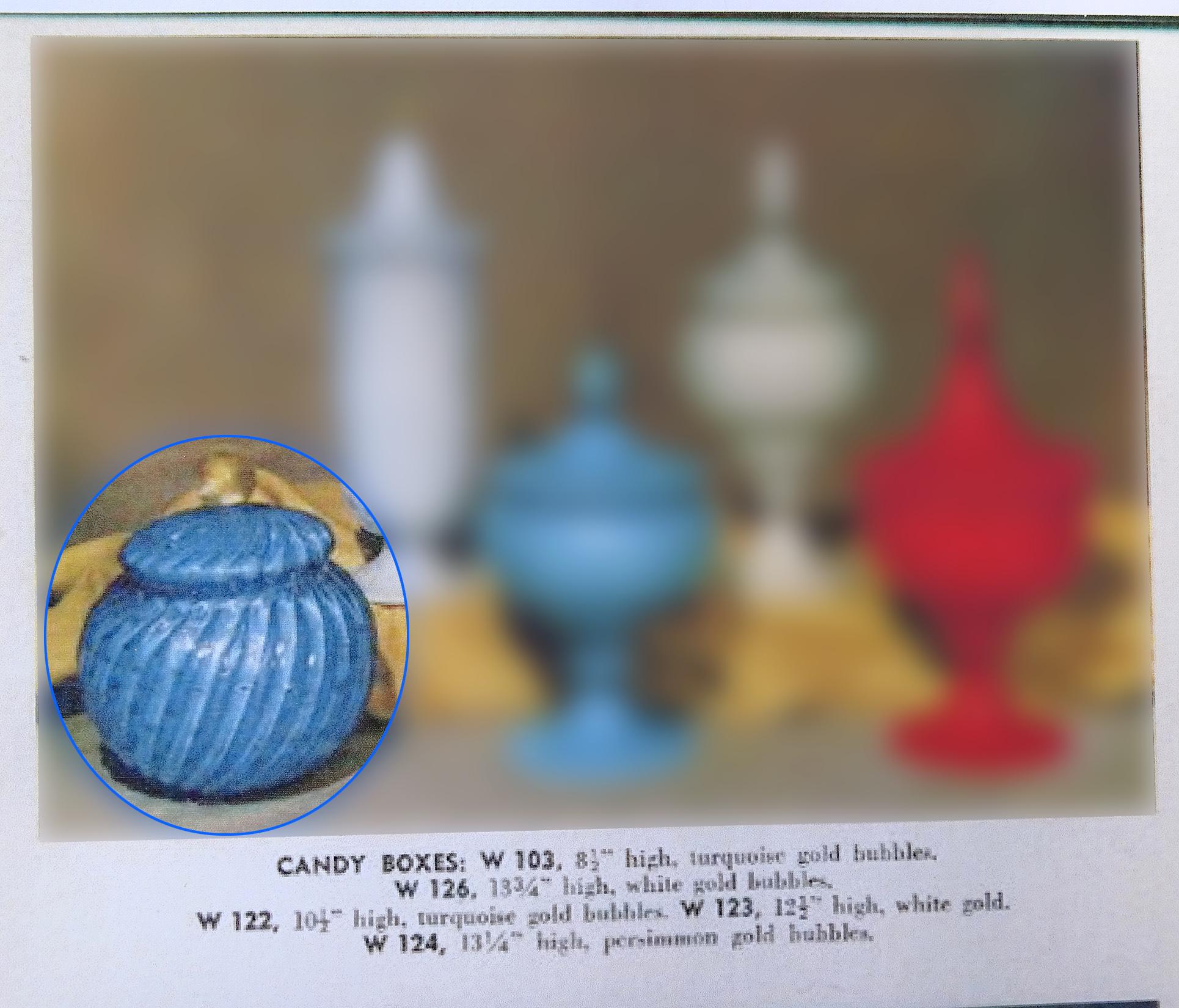 Alfredo Barbini Murano Blue Bubbles Gold Flecks Italian Art Glass Cookie Jar For Sale 1