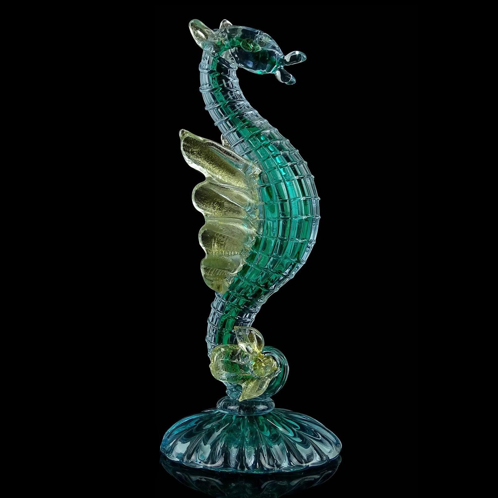 murano glass seahorse