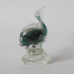 Alfredo Barbini Murano Glass Fish for Vamsa, Italy 1940s