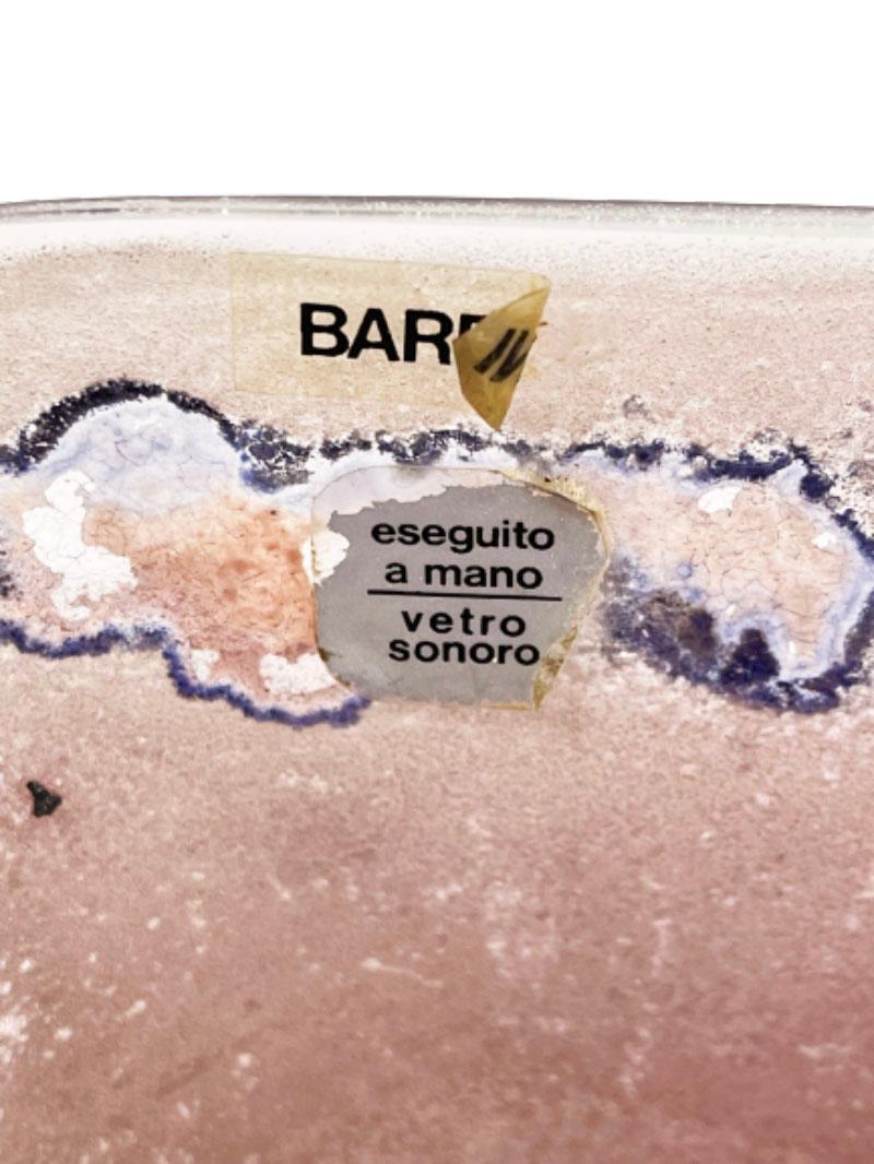 Bol en verre Scavo technique de Murano d'Alfredo Barbini, 1970 en vente 2