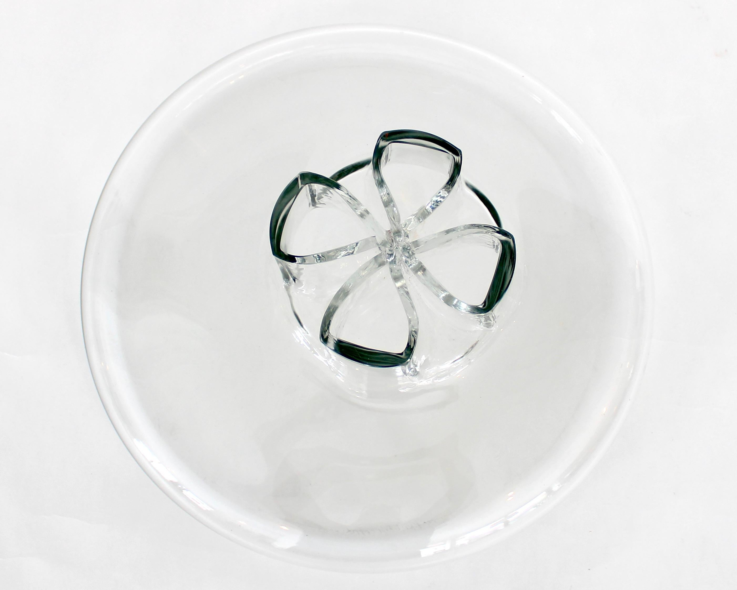 Mid-20th Century Alfredo Barbini Quattro Fori Blown Glass Vase