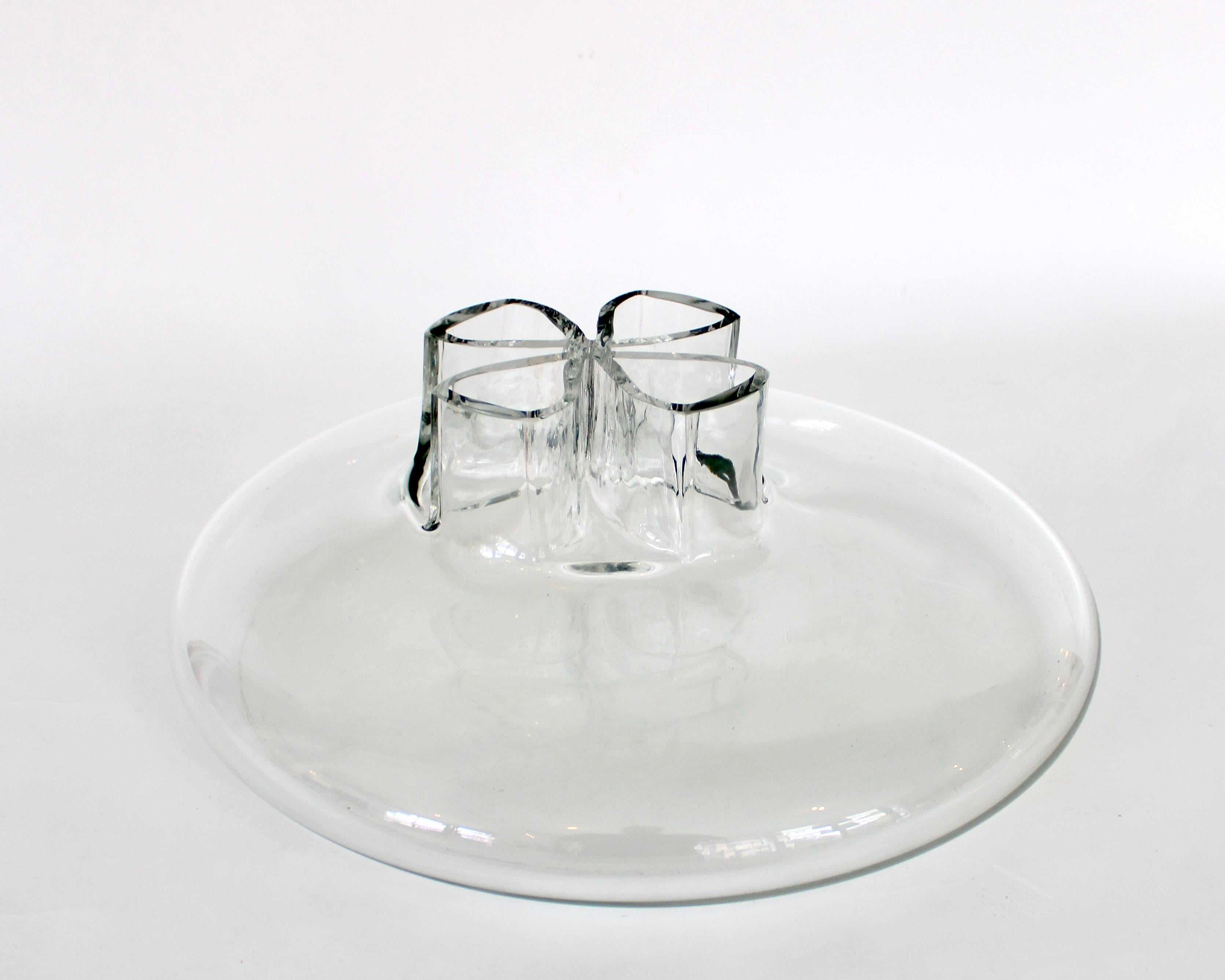 Alfredo Barbini Quattro Fori Blown Glass Vase 1