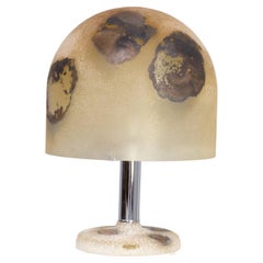 Alfredo Barbini Scavo Glass Medusa Table Lamp