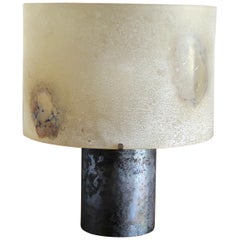 Alfredo Barbini Scavo Glass Table Lamp, circa 1965