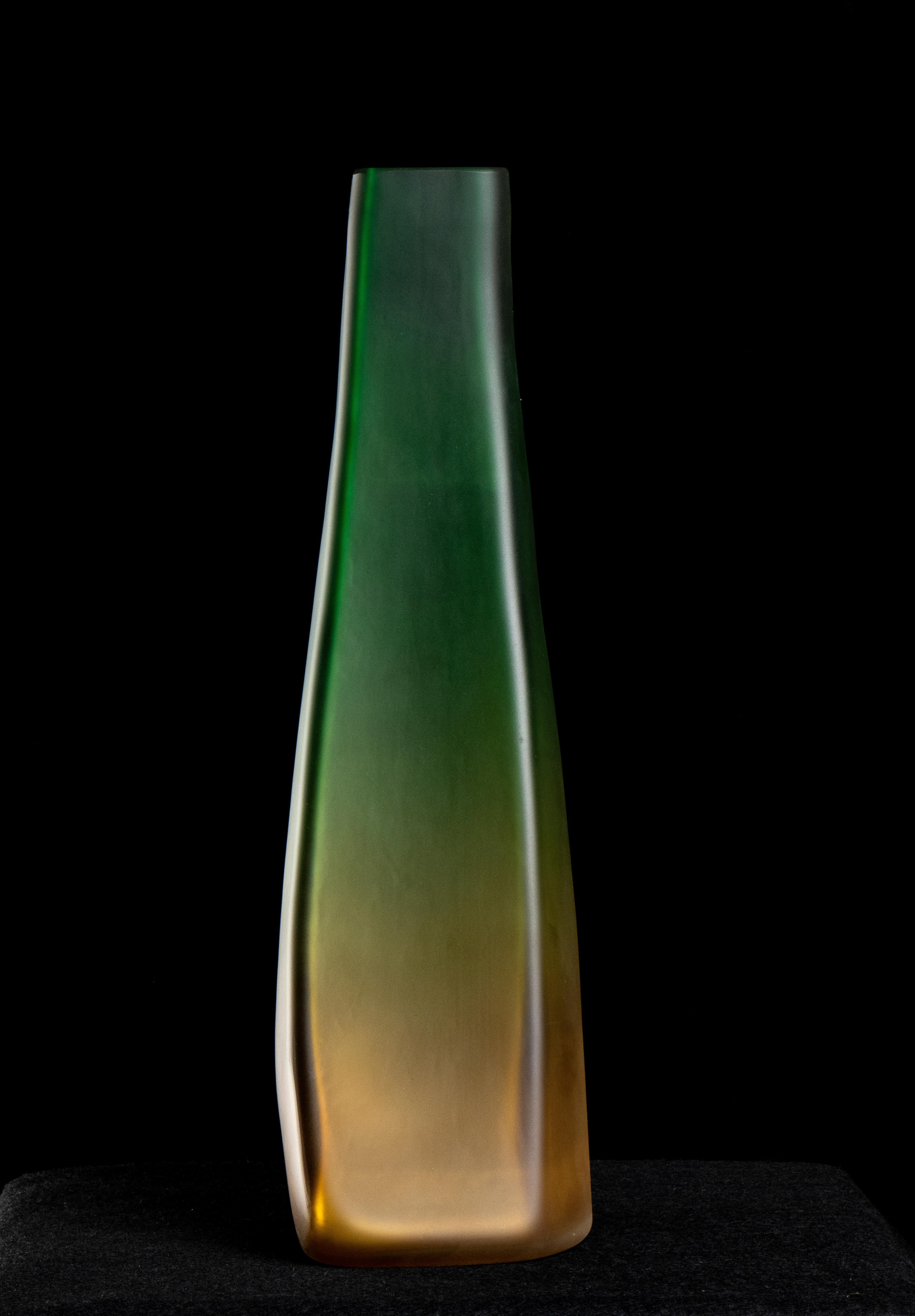 Murano Glass Sculpture Alfredo Barbini Original Label Vintage Italian 20th For Sale 3
