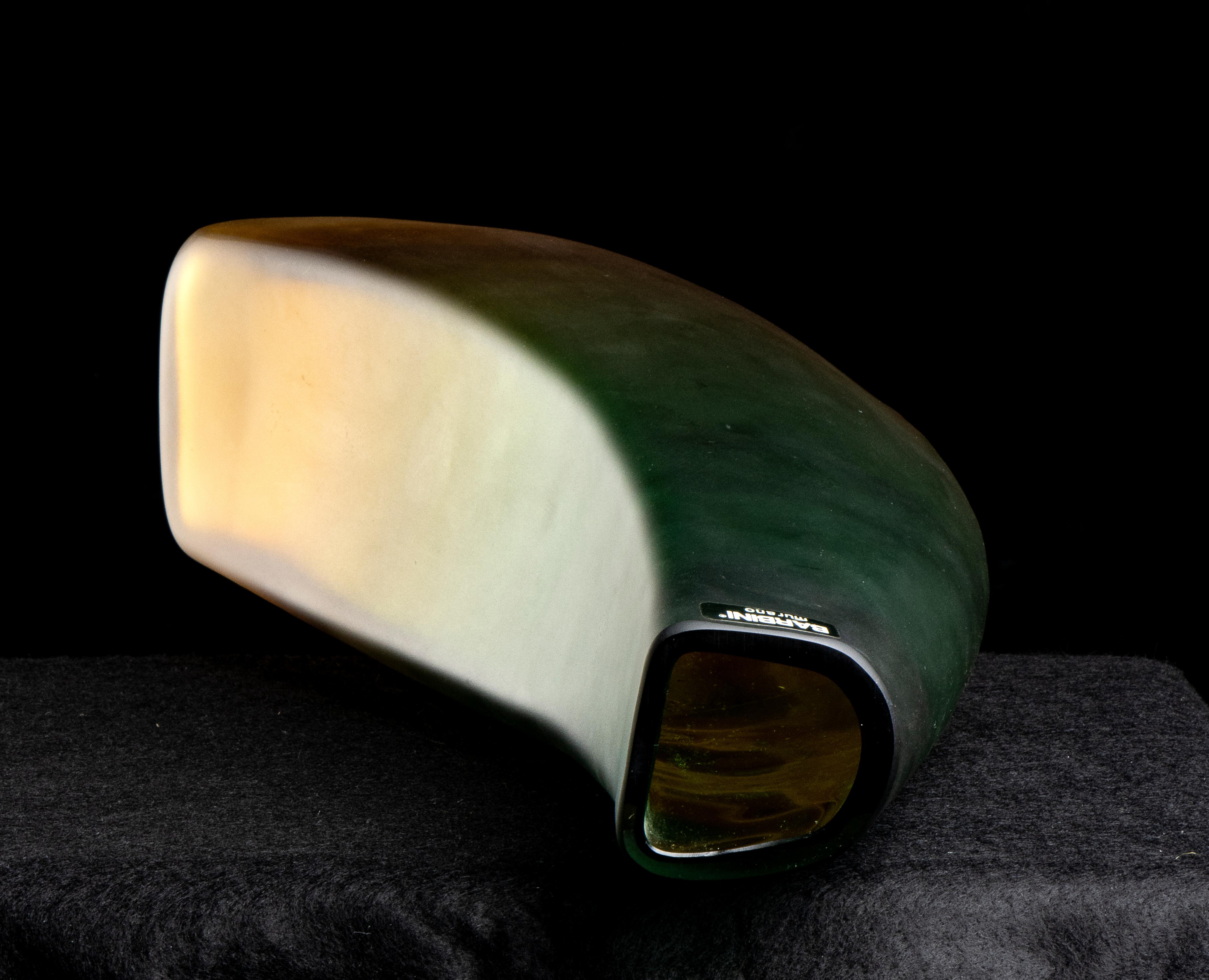 Murano Glass Sculpture Alfredo Barbini Original Label Vintage Italian 20th For Sale 8