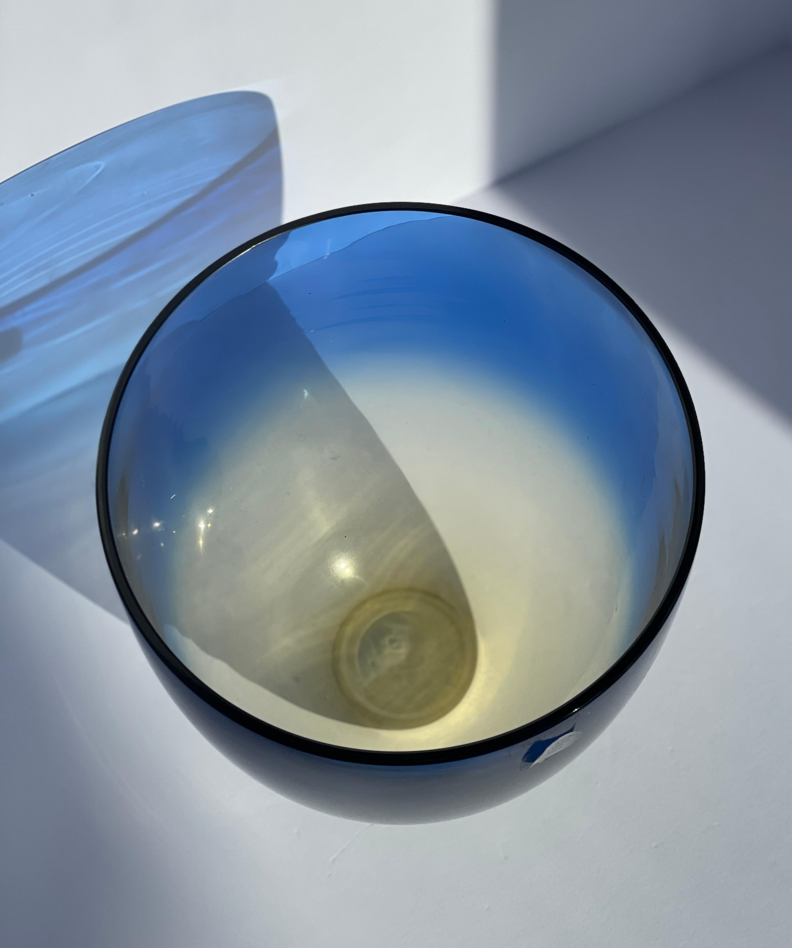 Alfredo Barbini Signiert Bi-Color Murano Glas Vase 1970er Jahre (Moderne) im Angebot