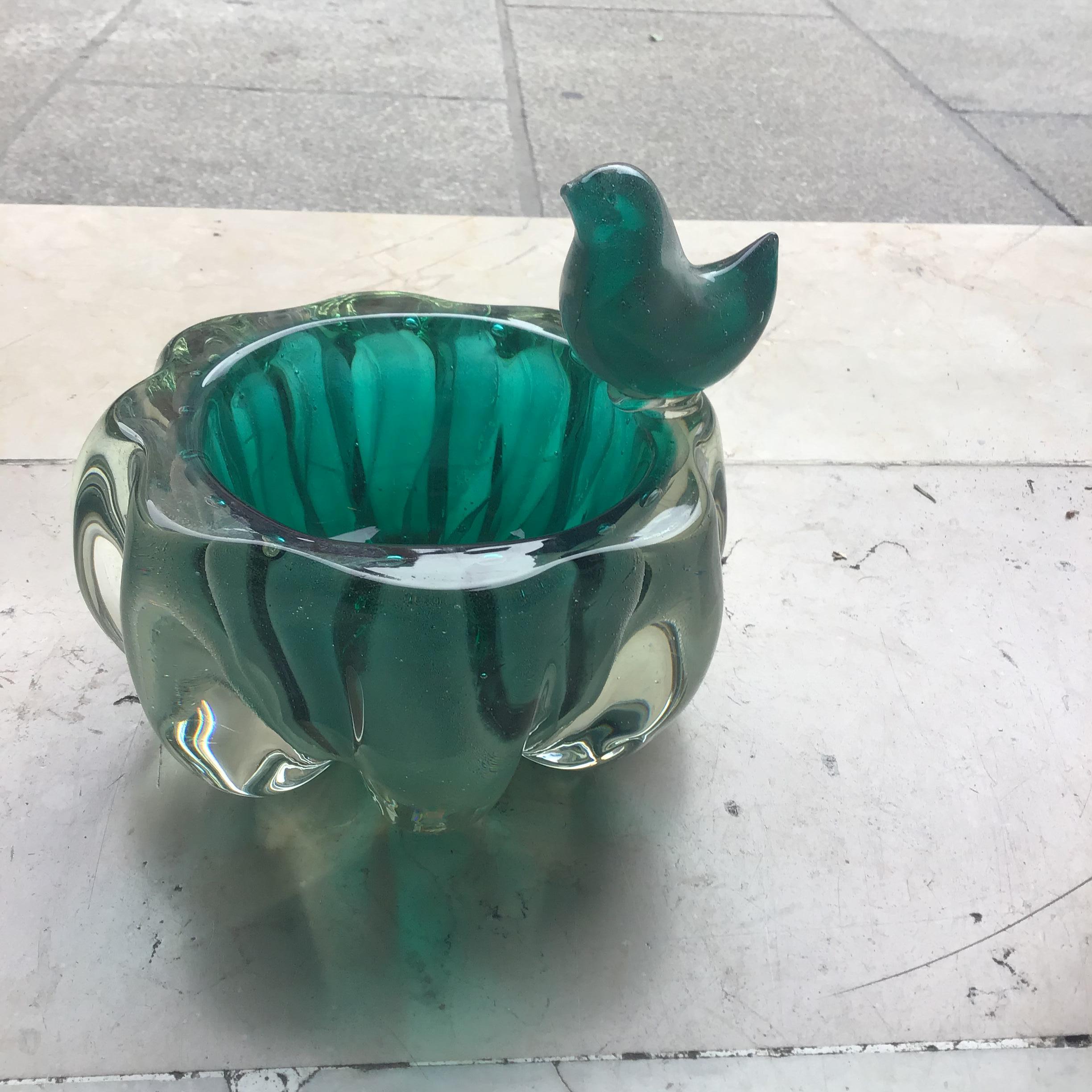 Alfredo Barbini V.A.M.S.A. Centre de table Verre de Murano 1950 Italie en vente 5