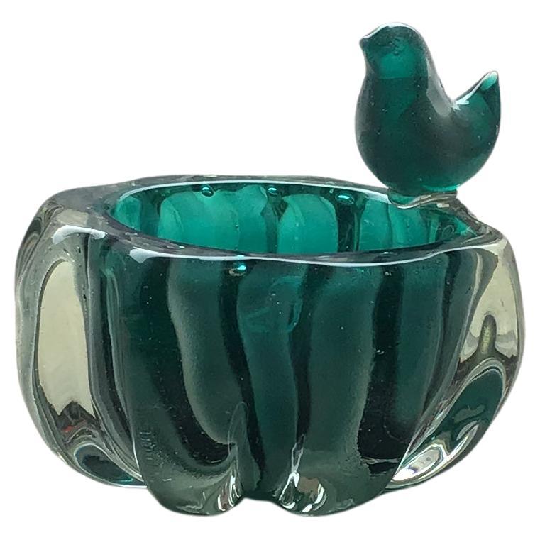 Alfredo Barbini V.A.M.S.A. Centro de mesa Cristal de Murano 1950 italia
