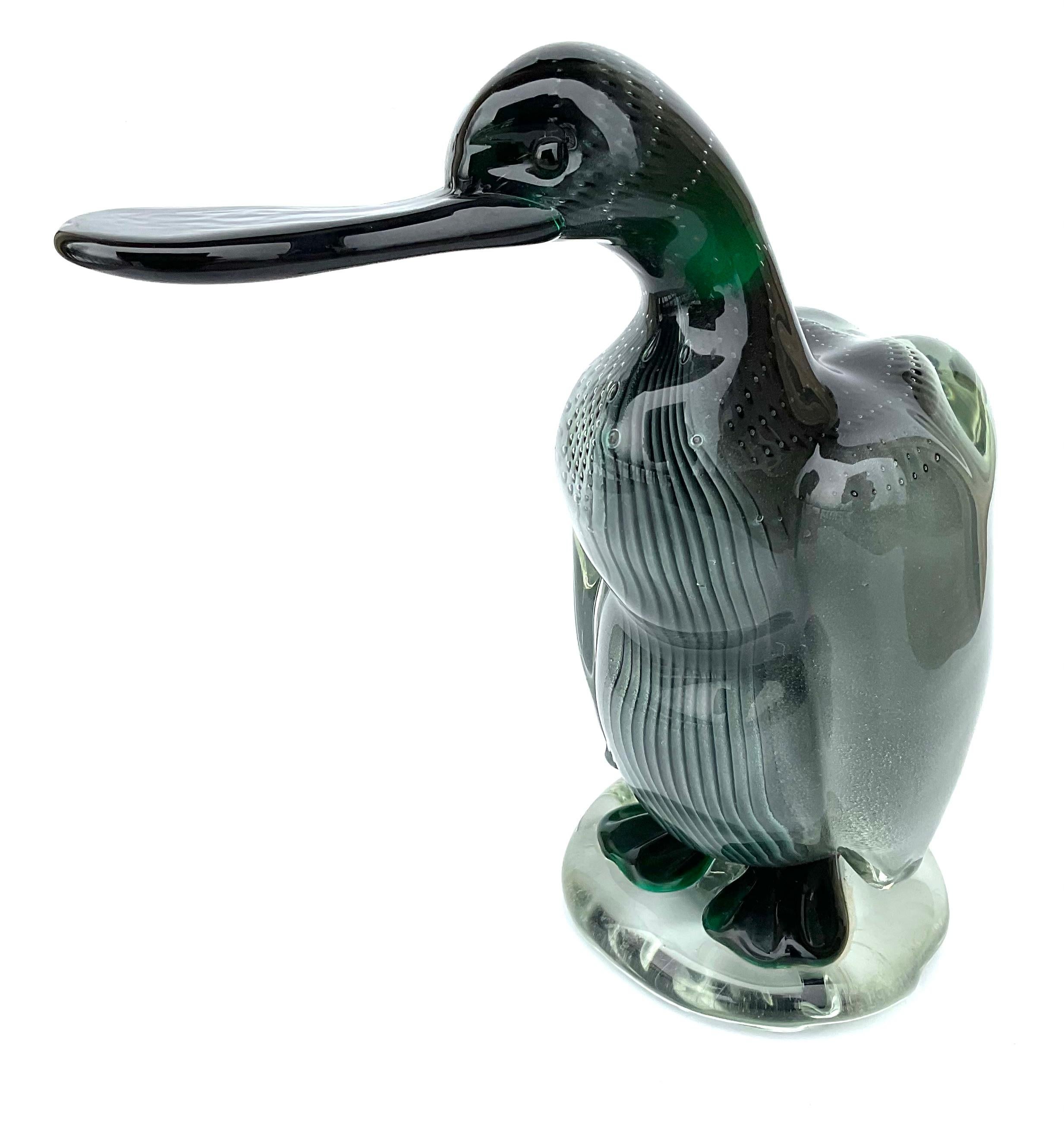 Alfredo Barbini Vamsa Pair Rare Murano Glass Duck Sculptures, circa 1930s 1