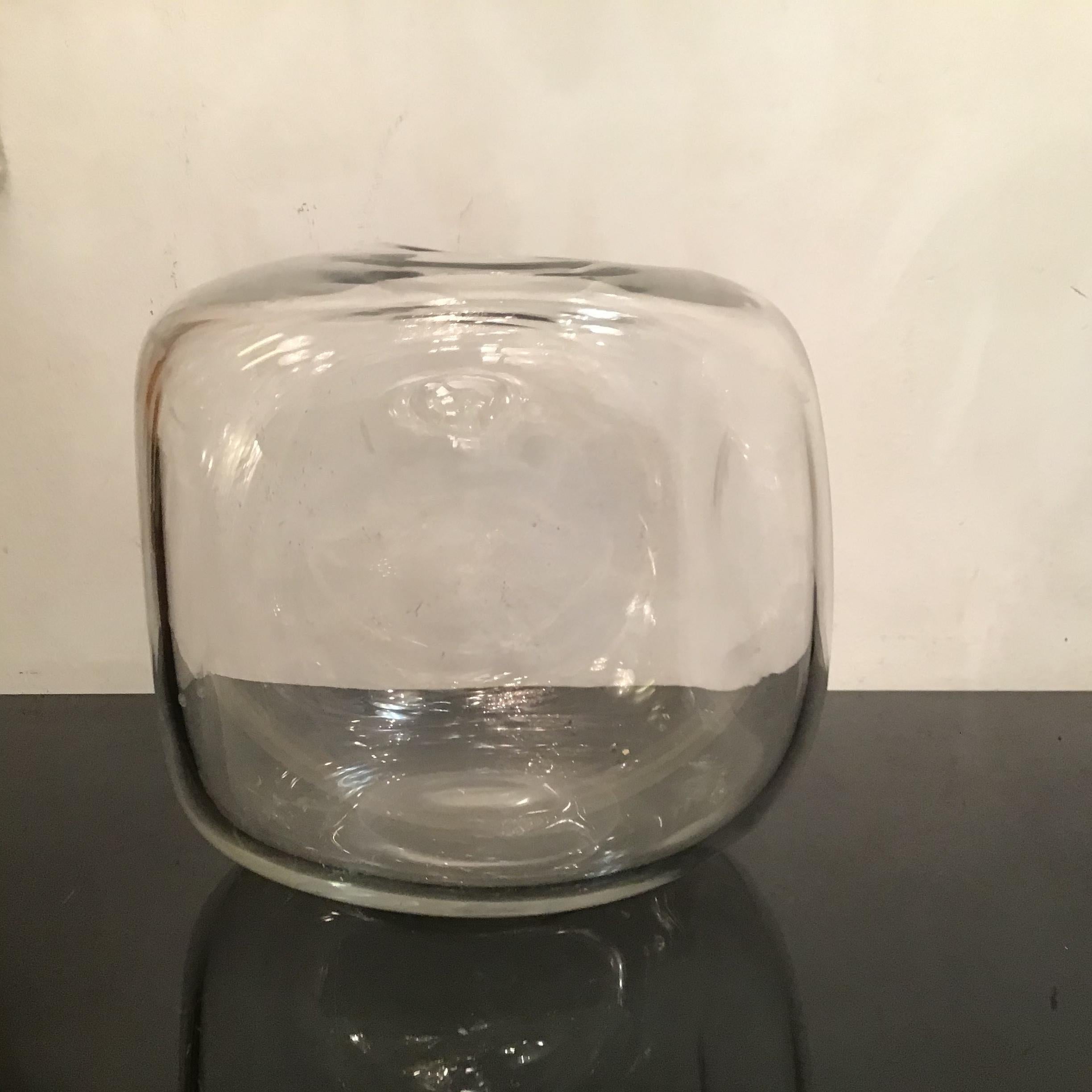 Alfredo Barbini Vase Murano Glas 1970 Italien  im Zustand „Hervorragend“ im Angebot in Milano, IT