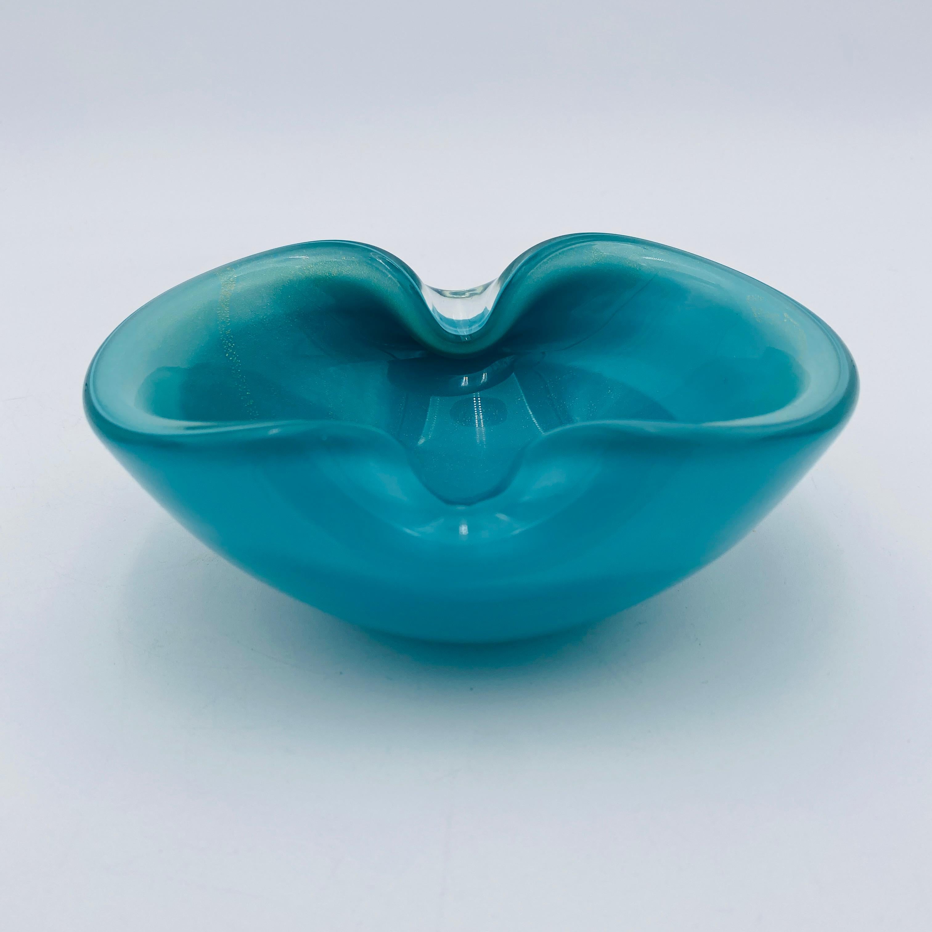 Alfredo Barbini Vintage Italian Murano Glass Ashtray 1960s in vendita 6