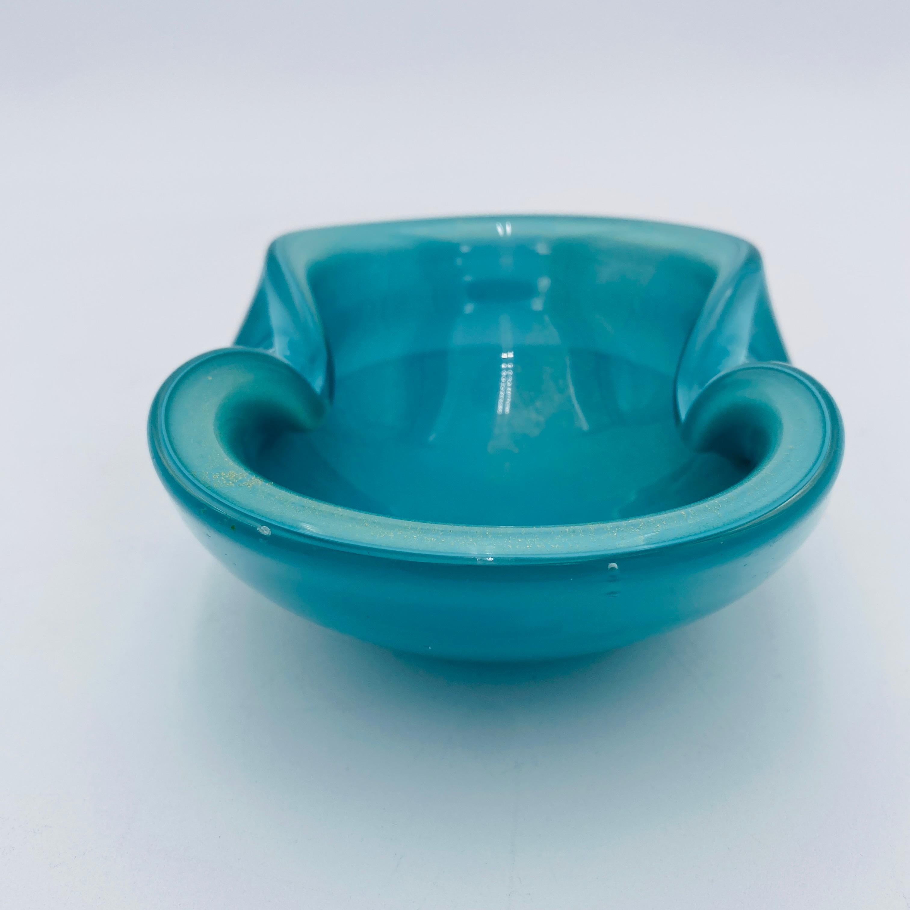 Alfredo Barbini Vintage Italian Murano Glass Ashtray 1960s in vendita 7