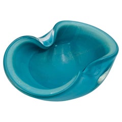 Alfredo Barbini Vintage Italian Murano Glass Ashtray 1960s