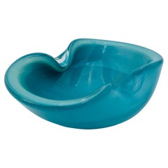Alfredo Barbini Vintage Italian Murano Glass Ashtray 1960s