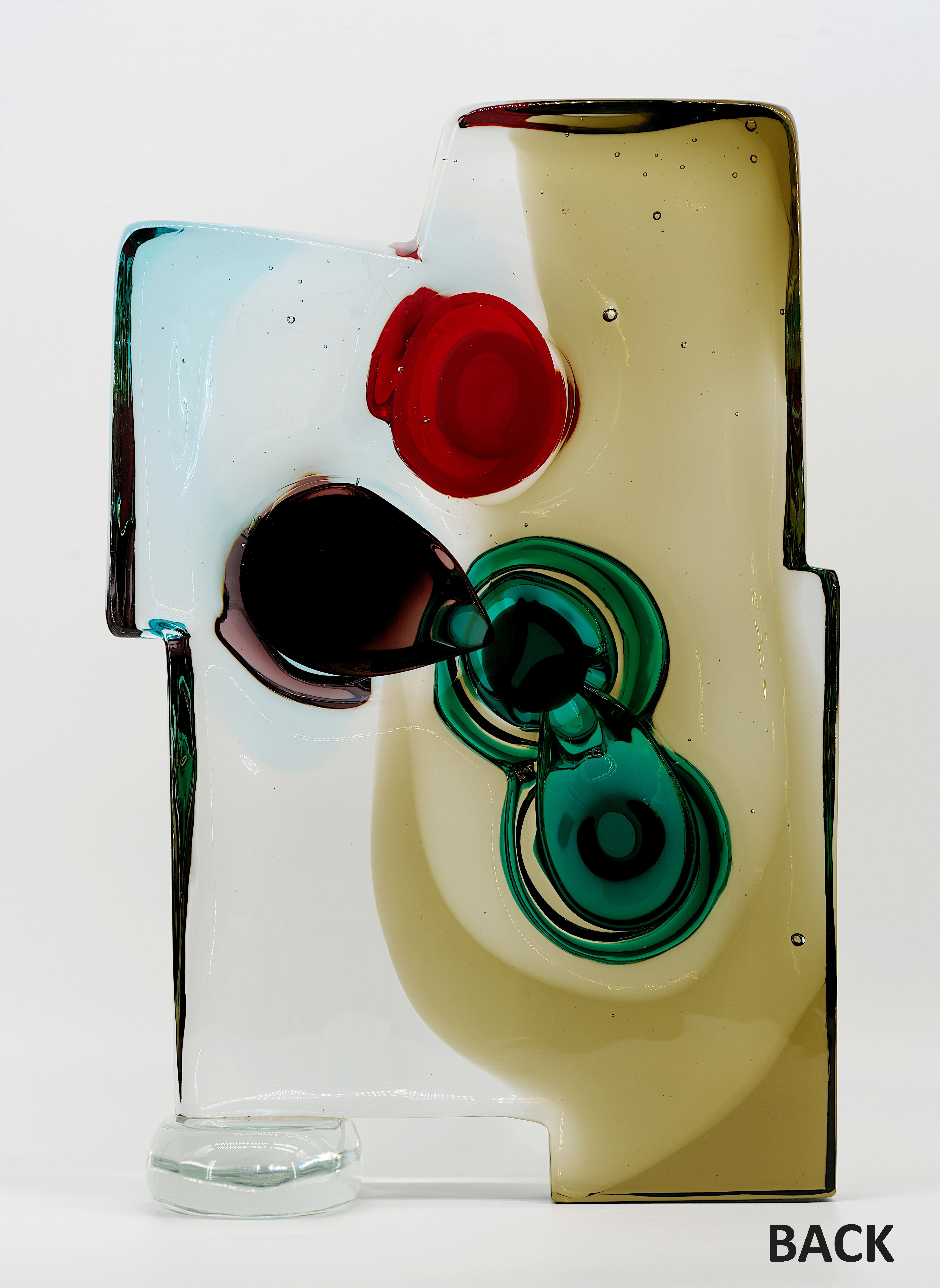 Alfredo Barbini Vulcano Glass Sculpture, Murano, Late 1950s For Sale 3