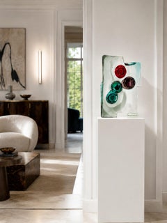 Alfredo Barbini Vulcano Glass Sculpture, Murano, Late 1950s