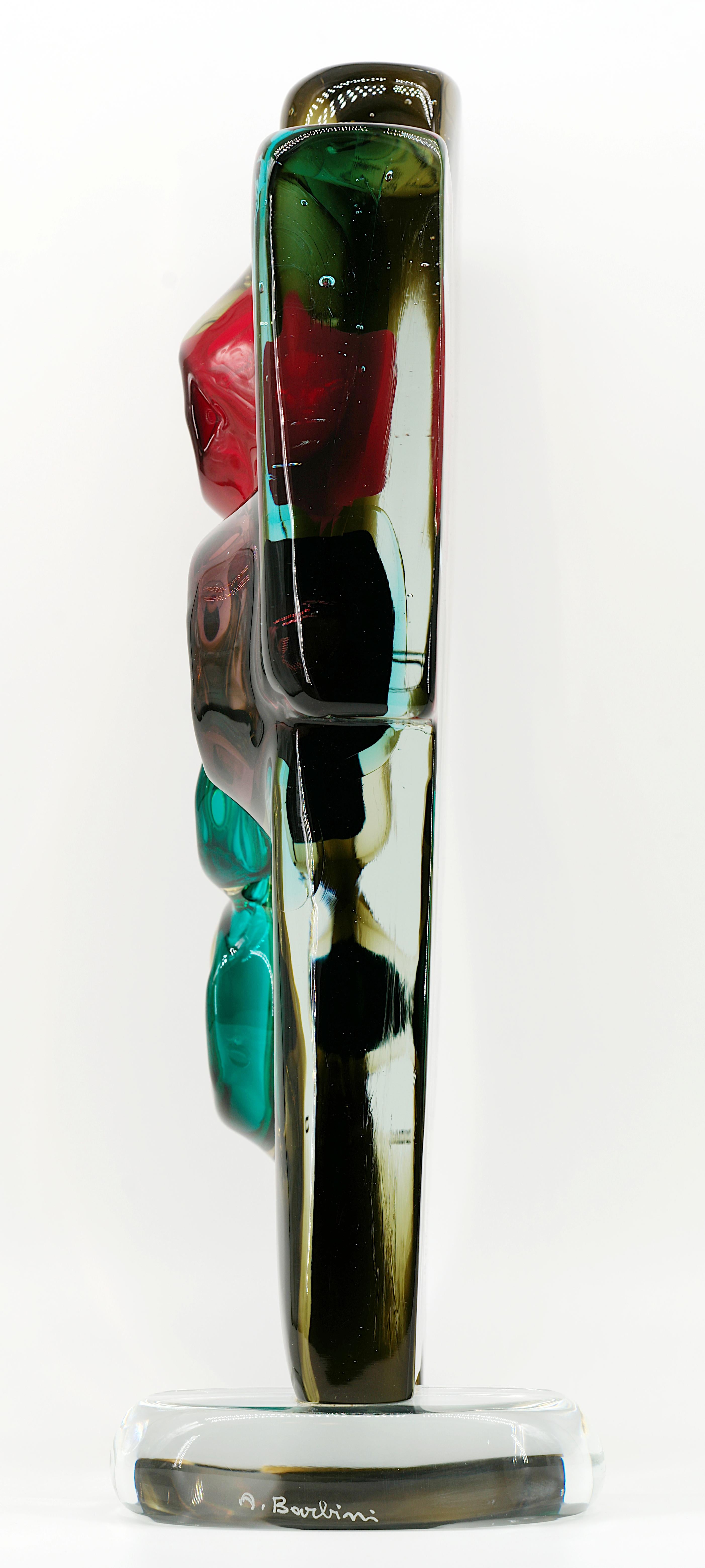 Alfredo Barbini Vulcano Glass Sculpture, Murano, Late 1950s For Sale 1