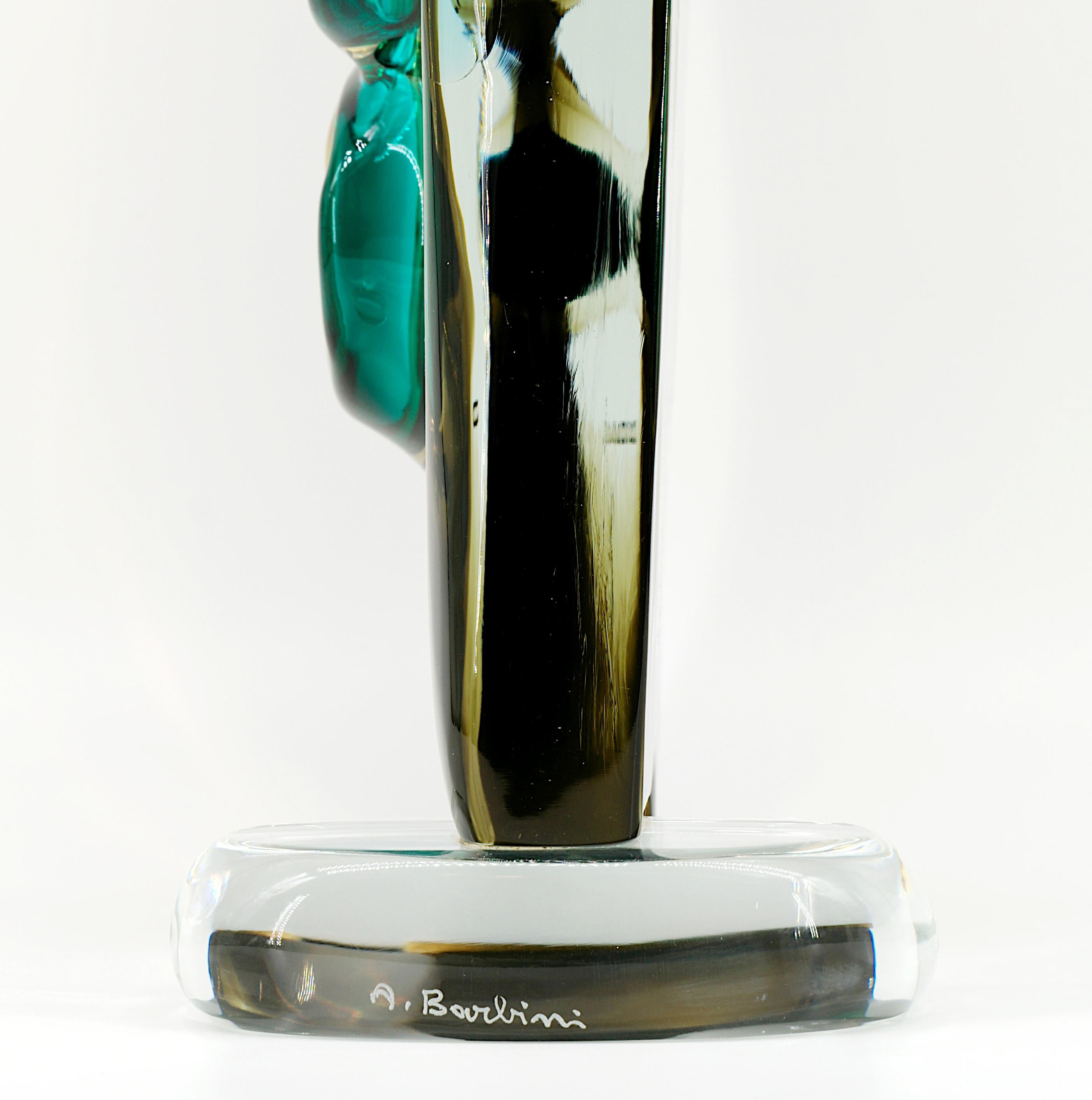 Scultura in vetro di Alfredo Barbini Vulcano, Murano, fine anni '50 in vendita 1
