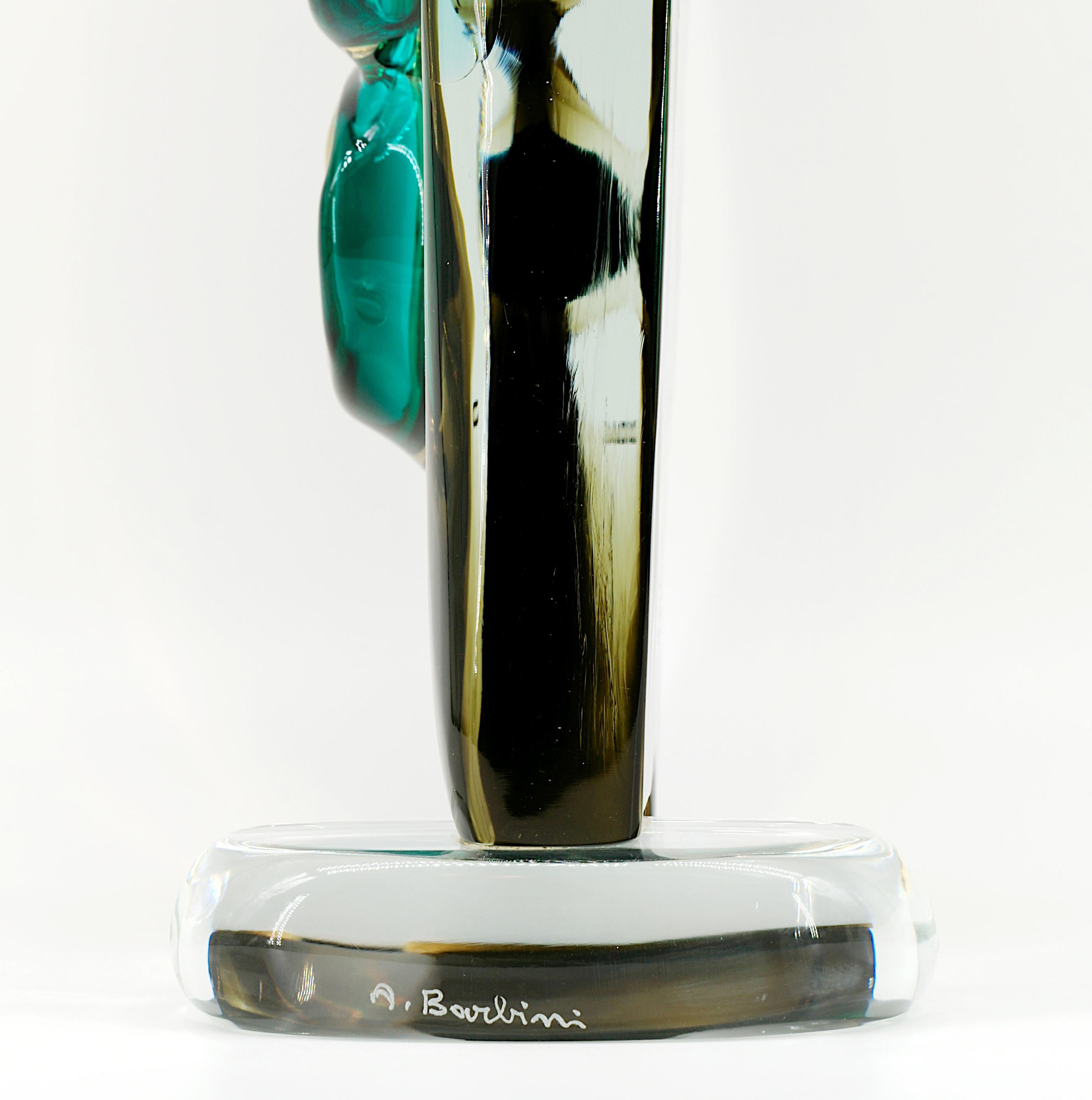 Alfredo Barbini Vulcano Glass Sculpture, Murano, Late 1950s For Sale 2