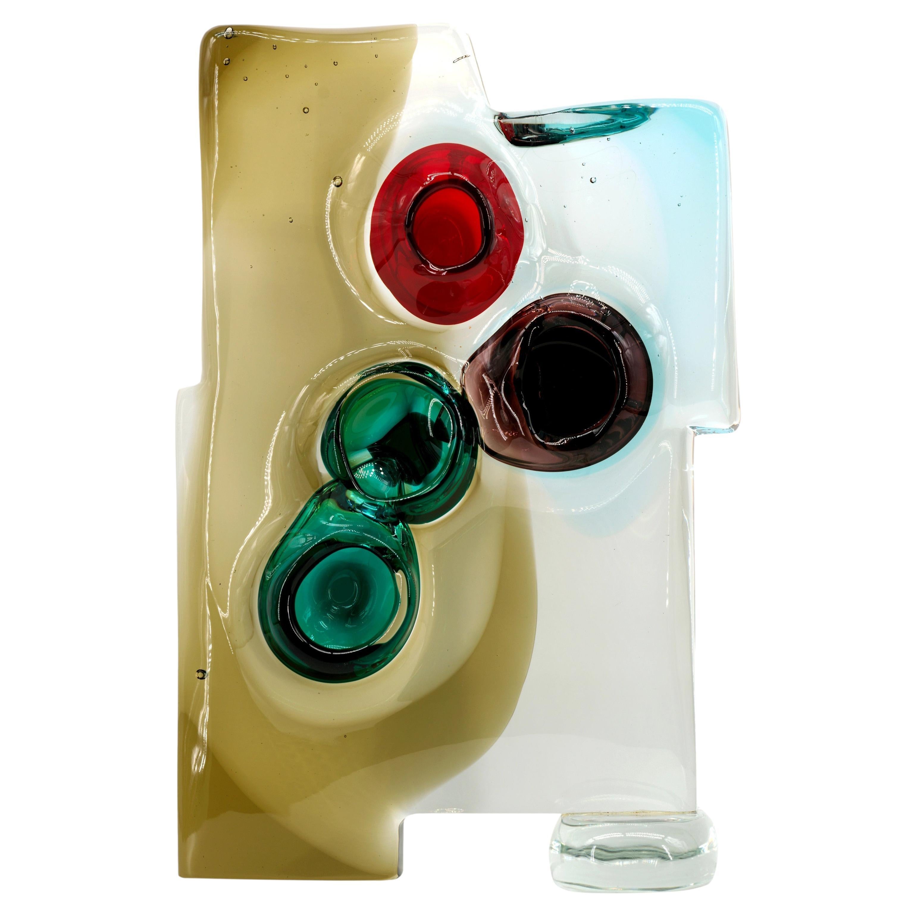Alfredo Barbini Vulcano Glass Sculpture, Murano, Late 1950s For Sale