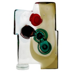 Alfredo Barbini Vulcano Glass Sculpture, Murano, Late 1950s