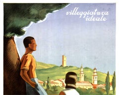 Arquata Scrivia / Estate sulle colline liguri Alfredo Cavadini, Poster italiano