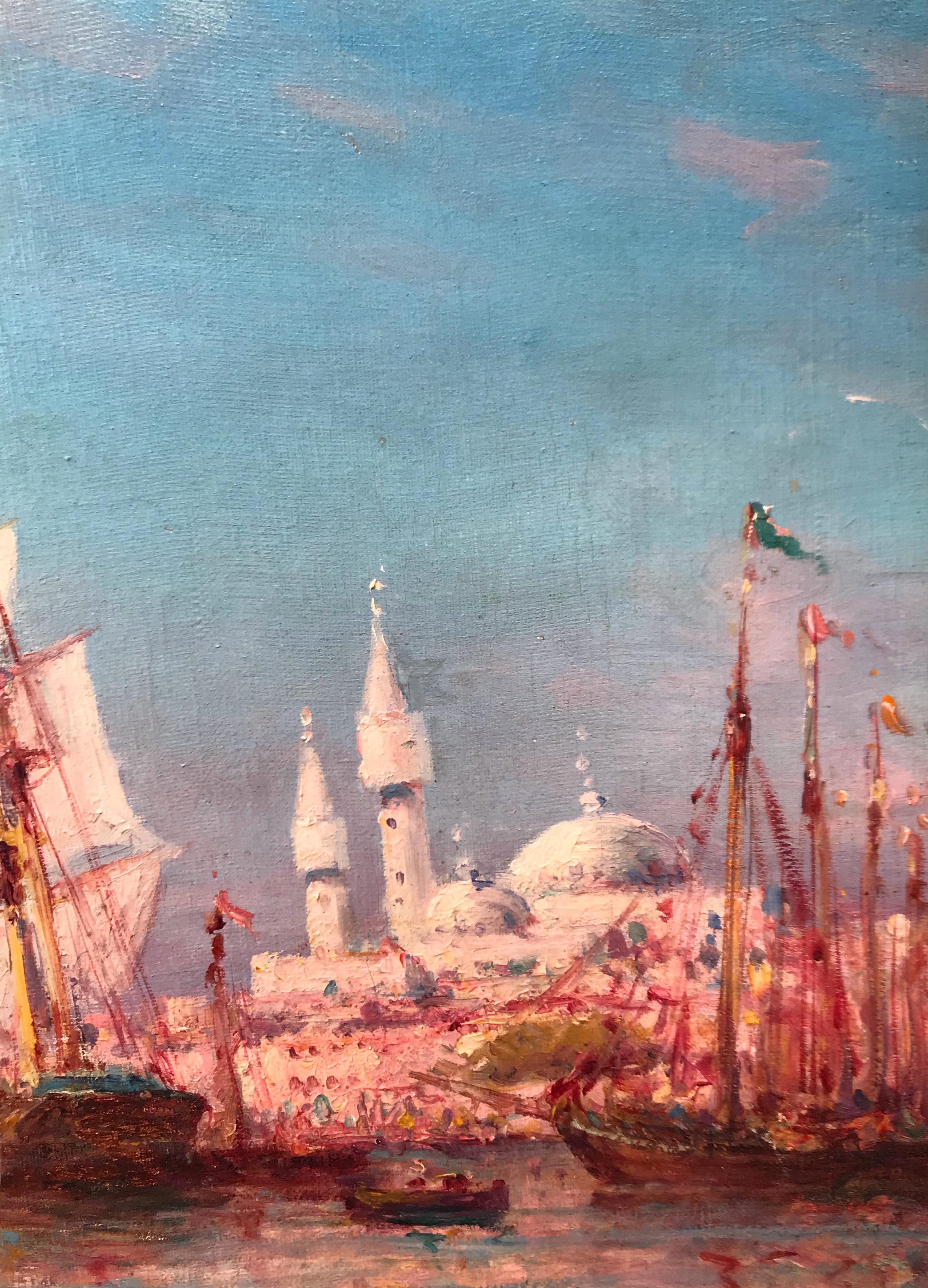 Istambul Ansicht mit Schriftzeichen im Angebot 1