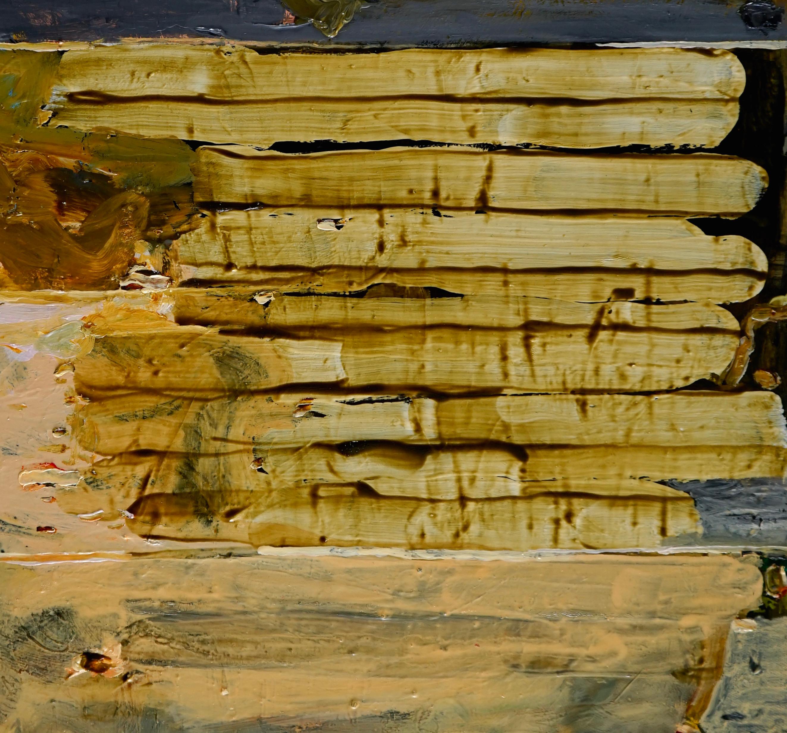 « Paysage principal - Haute Tide », huile sur toile - peinture abstraite - Abstrait Painting par Alfredo Gisholt