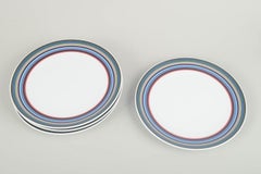 Alfredo Häberli for Iittala. 4 lunch/salad plates in porcelain, “Origo” series.