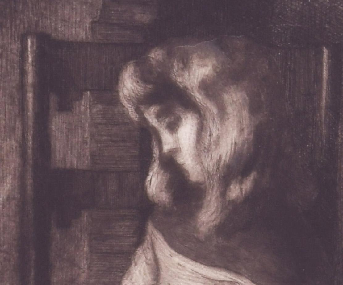 L'Angellus - Print by Alfredo Müller