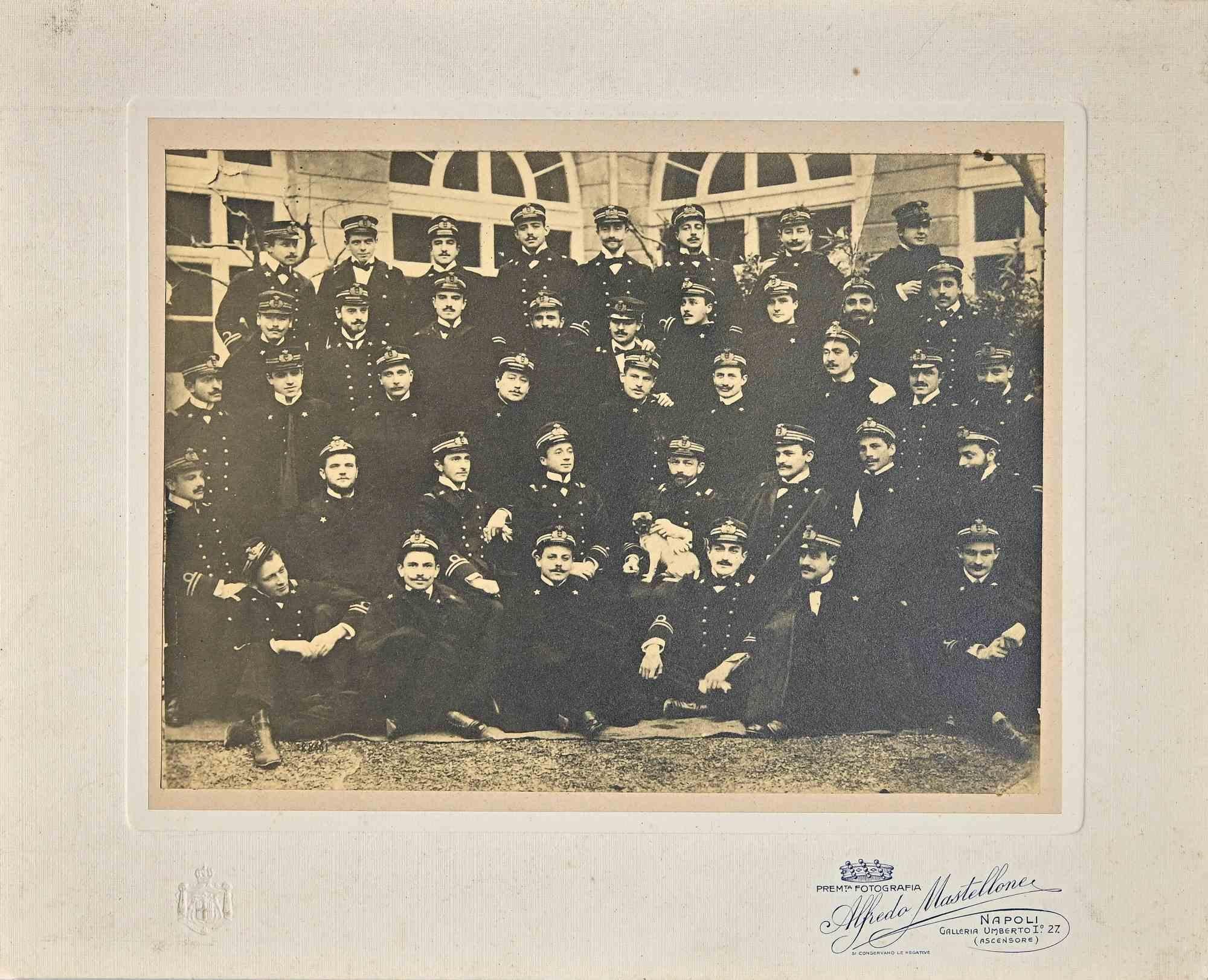 Alfredo Mastellone Figurative Photograph - Groups of Sailormen - Original Photograph by A. Mastellone - Early 20th Century 