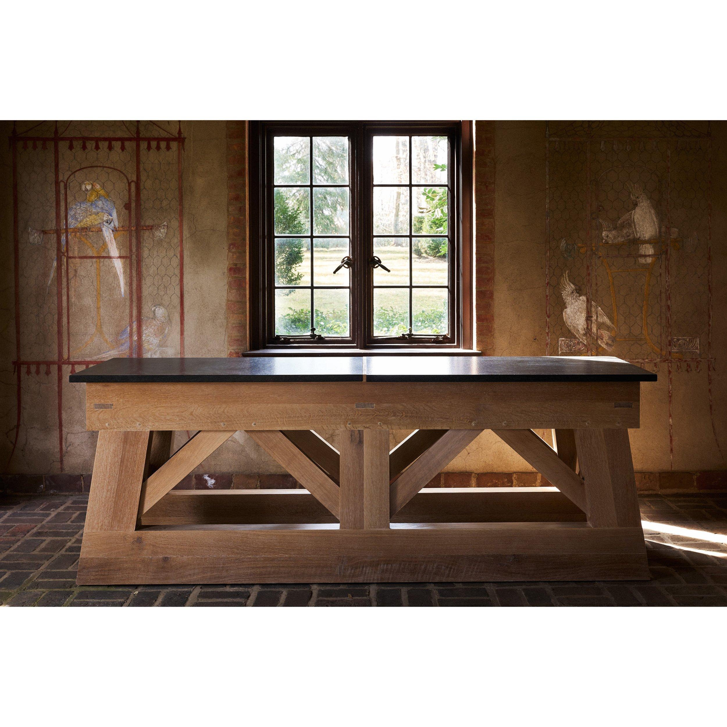 Oak Alfredo Paredes Alhambra Console Table For Sale