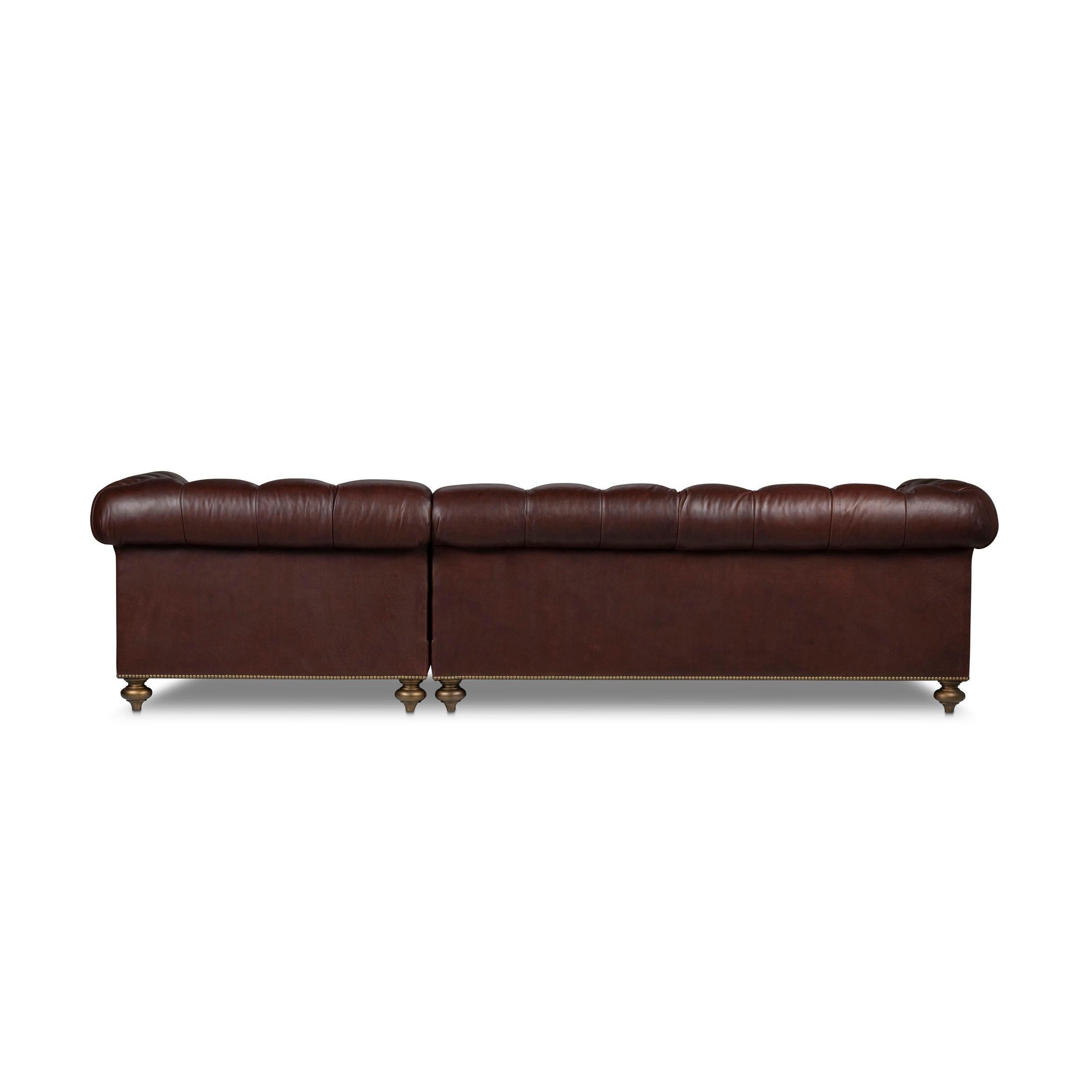 Alfredo Paredes Cordoba Sectional - Two Seat LAF/RAF In New Condition For Sale In New York, NY