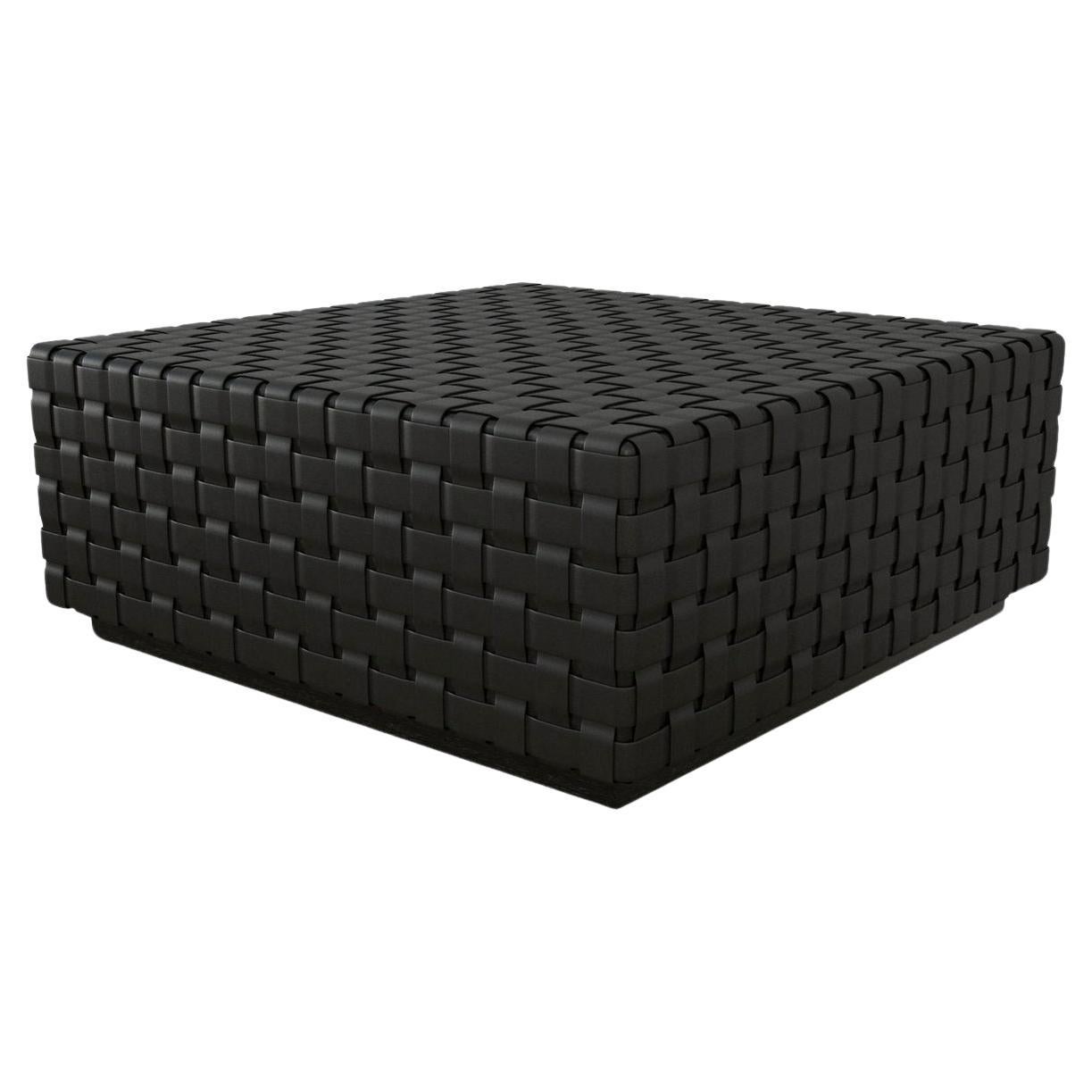 Alfredo Paredes Sevilla Ottoman rectangulaire tissé