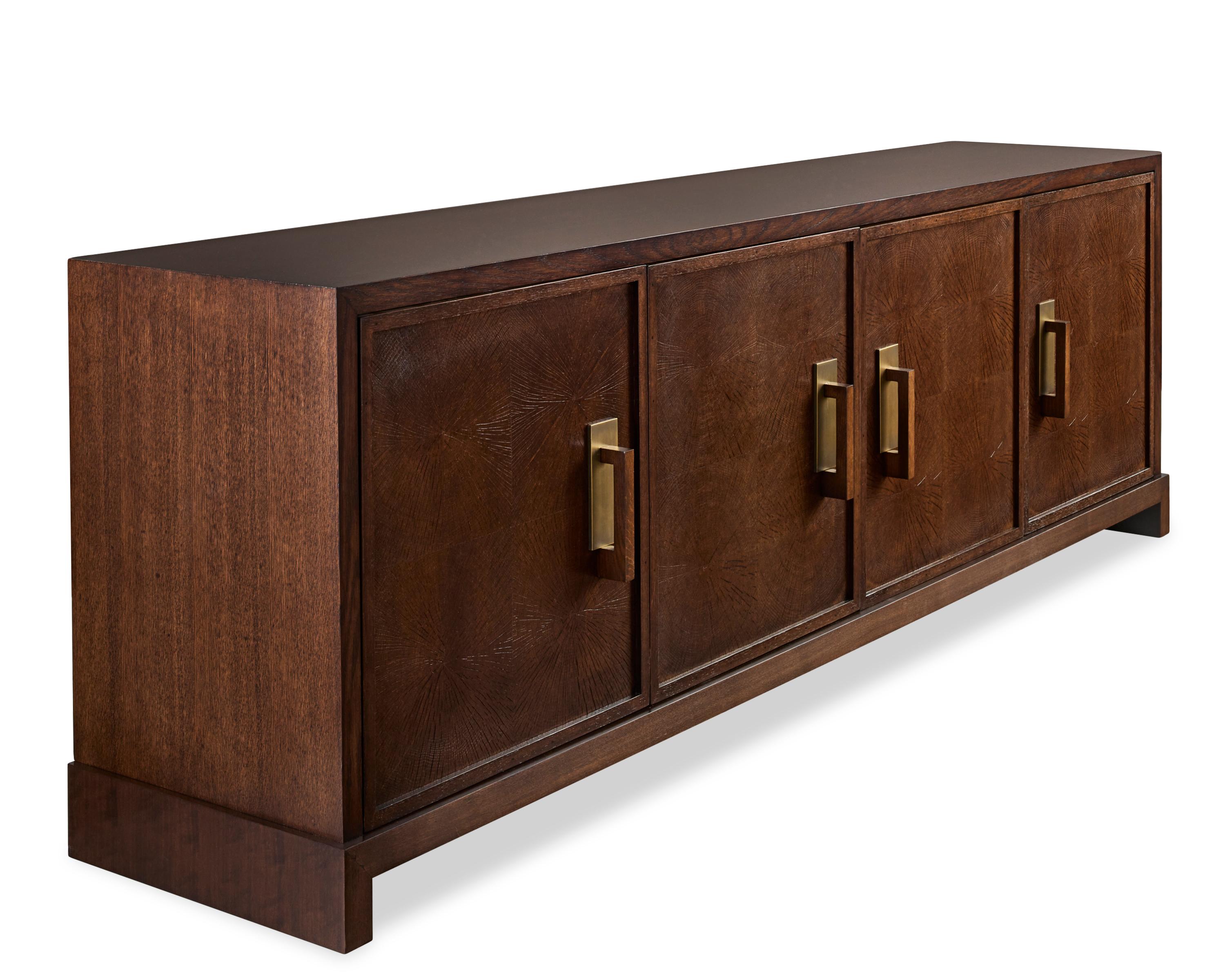 Bronze Alfredo Paredes Ventana Credenza For Sale