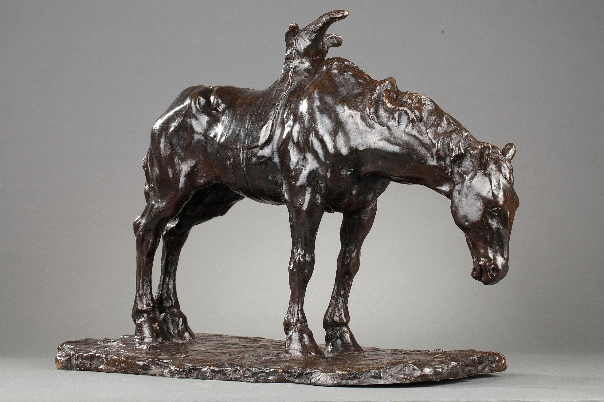 Cavallo sellato - Sculpture di Alfredo Pina